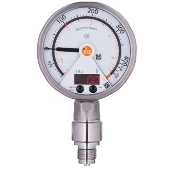 德國IFM易福門帶模擬顯示屏的齊平式壓力傳感器PG2439 PG-1-1-REB12-MFRKG/US/ /P