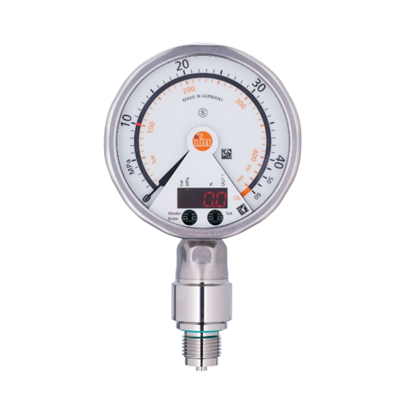 德國IFM易福門帶模擬顯示屏的齊平式壓力傳感器PG2439 PG-1-1-REB12-MFRKG/US/ /P
