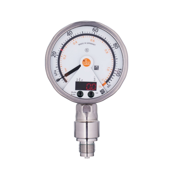 德國IFM易福門帶模擬顯示屏的齊平式壓力傳感器PG2439 PG-1-1-REB12-MFRKG/US/ /P